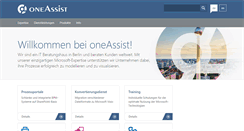 Desktop Screenshot of oneassist.de